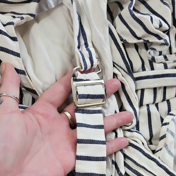 Guess Black and White Striped Mini Dress - Picture 4 of 5